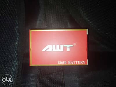حجرين بطاريات جداد للفيب مقاس 18650 awt