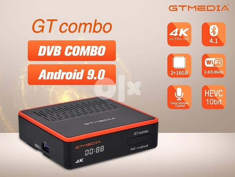 GTMEDIA GT Combo 4K  بث رقمي وارضي 5