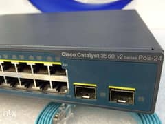 Cisco WS-C3560V2-24PS-S سيسكو 10/100POE للبيع 0