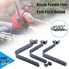 Kayak Paddle Spring Clips Tent Pole Clips Push Button 0