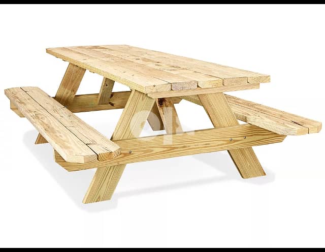 Wooden Picnic Table 3