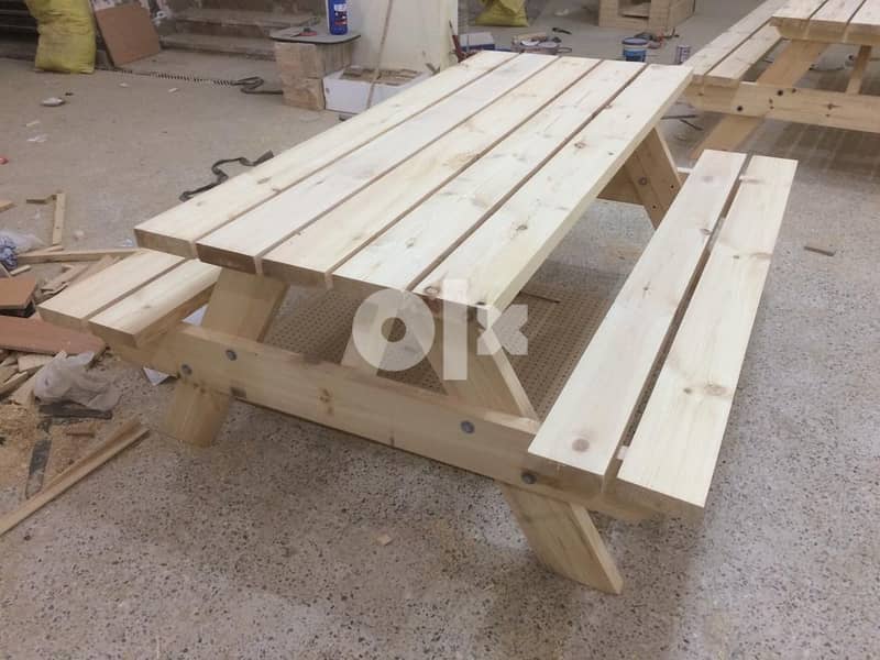 Wooden Picnic Table 1