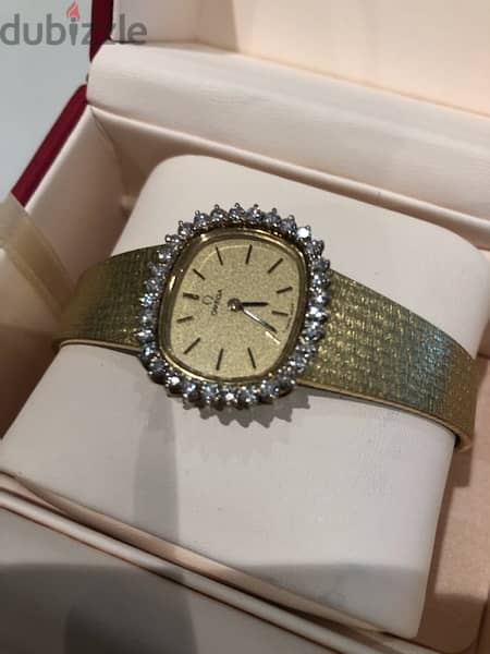 original omega 18k with 32round diamond 1