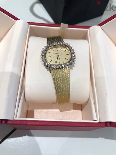 original omega 18k with 32round diamond 2