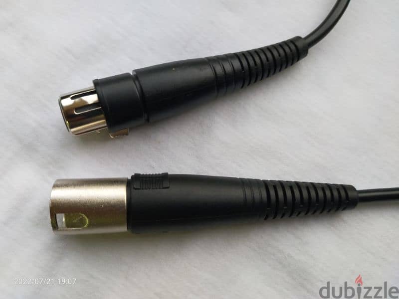 Shure Microphone cable [AUX-AUX] كابل ميكروفون ماركه شور الامريكيه 1