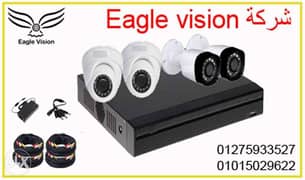 كاميرات المراقبه | سيستم ٤ كاميرات مراقبة كامل | Eagle vision 0