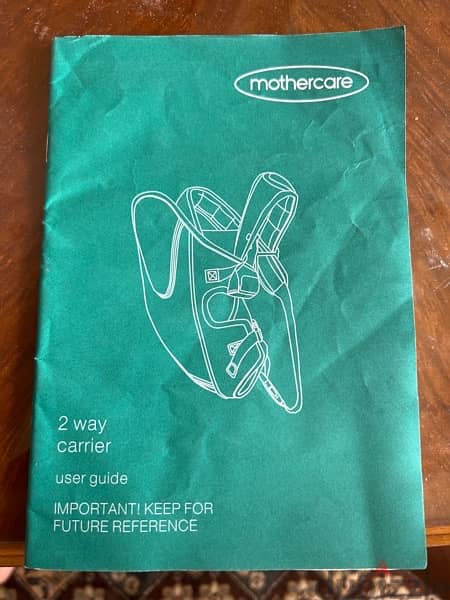 baby carrier MOTHERCARE brand like new 4