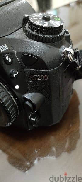 كاميرا نيكون D 7200 شاتر 6 k  بحاله الزيرو+ عدسه 35mm 5