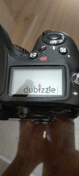 كاميرا نيكون D 7200 شاتر 6 k  بحاله الزيرو+ عدسه 35mm 7