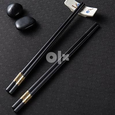 golden premium fiberglass chopsticks hexagon shape