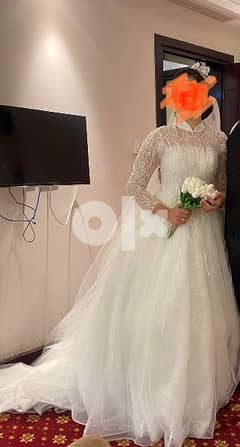 فستان زفاف ستايل فرنسي 0