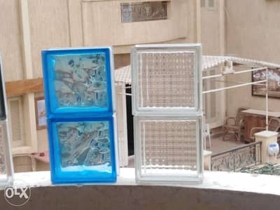 طوب زجاجي glass block