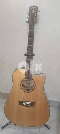 Washburn 12 String Acoustic / Electric Guitar - جيتار 12 وتر