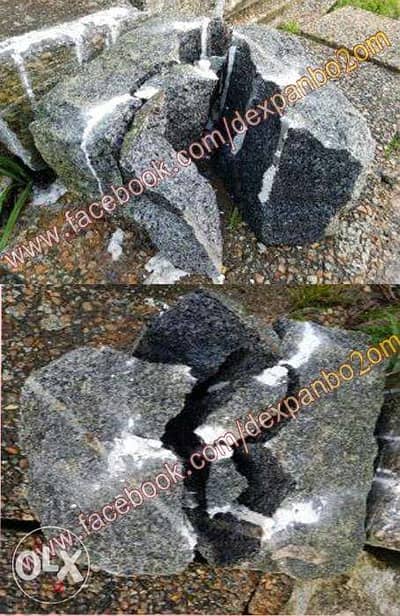 مادة تفتيت الصخور والخرسانات بجميع انواعها DexpanSTC&CrackingBB Max 1