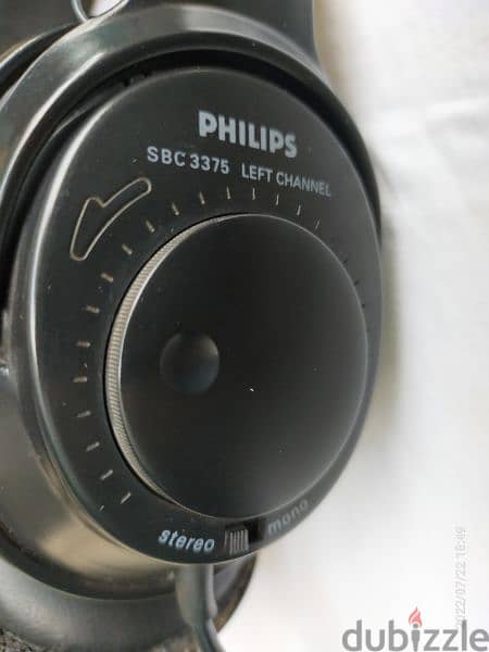 PHILIPS SBC 3375 - Vintage Stereo Headphones سماعه فيليبس صناعه كوريه 1