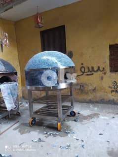 فرن بيتزا إيطالي متحرك من الطوب الحراري 0