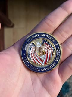 diplomatic security service challenge coin 0