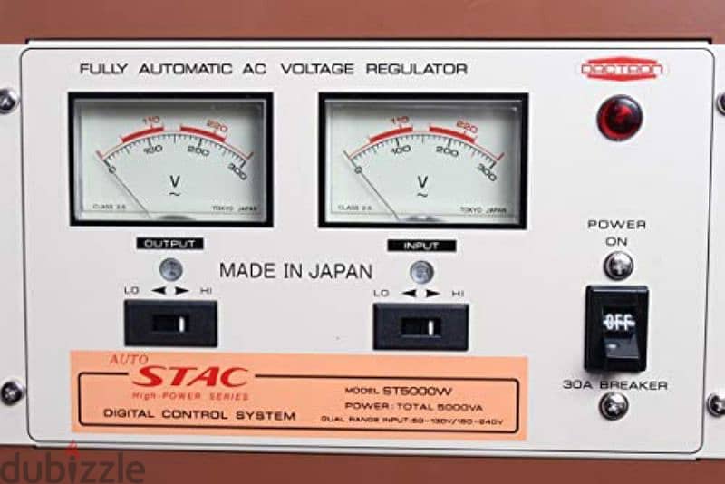 STAC ST-5000W Voltage Stabilizer Fully Automaticمثبت تيار 1