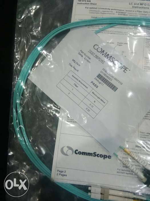 UTP Patch Cord Commscope بتش كورد كات 6 وكات 6 ايه 2