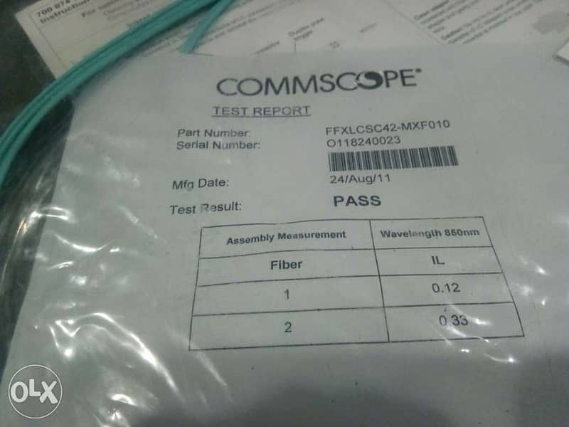 UTP Patch Cord Commscope بتش كورد كات 6 وكات 6 ايه 3