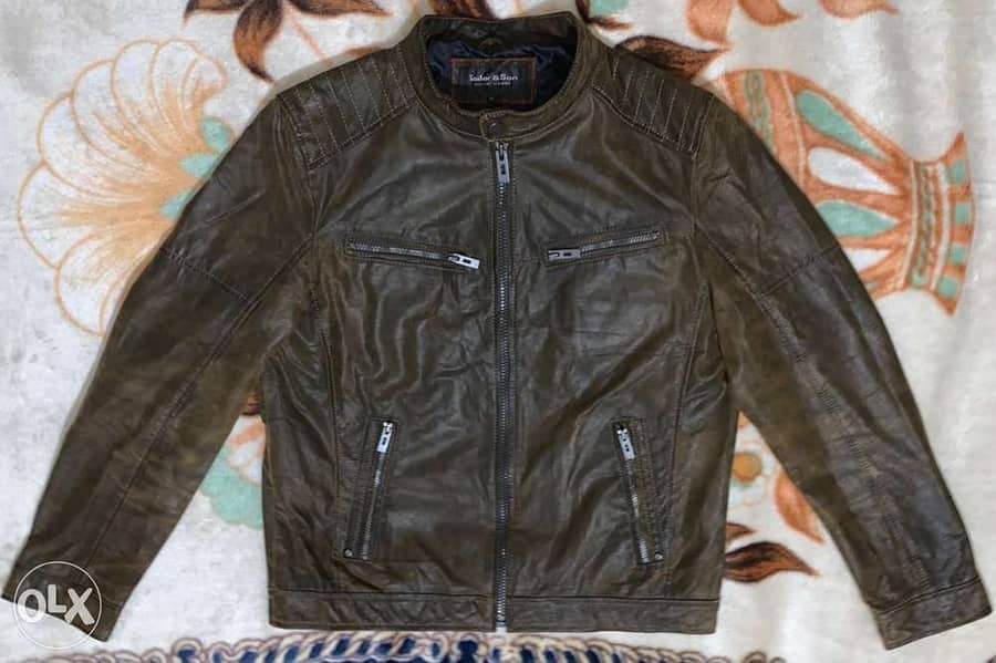 TAILOR AND SON#Original 100% Leather Jacket#German Brand# Belgium IM# 0