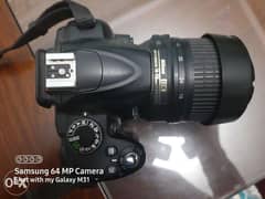 Camera d3000 like new shutter less than 10.000 with lens 18.55 new 0