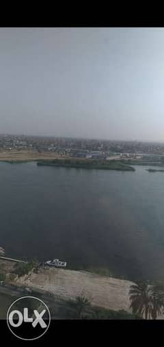شقه بانوراما النيل على النيل مباشر مفروشه بالكامل للجادين فقط 8500 0