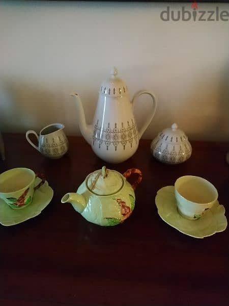 vintage volkstedt tea set, Germany 8