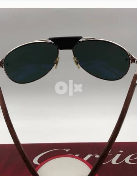 Cartier Santos size 60 with wood 0