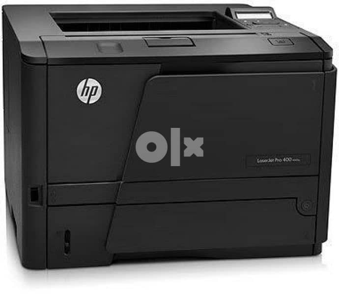 طابعة اتش بي ليزر اسود برو (طباعة-برنتر-طابعه)printer hp laser pro 400 0