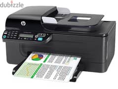 HP 4500 Color Printer + Scanner + Fax برنتر للبيع