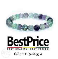 Natural Fluorite Gemstone Bracelet available at Sherif Gemstones 0