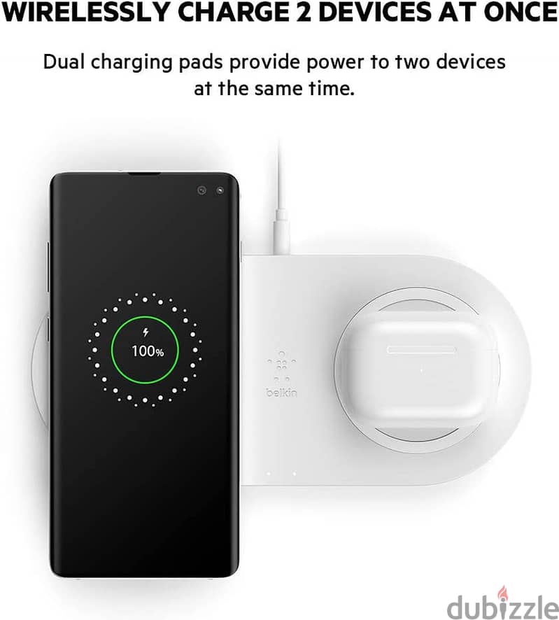 Belkin Boost Charge Dual Wireless Charger (Dual Wireless Charging Pad 1