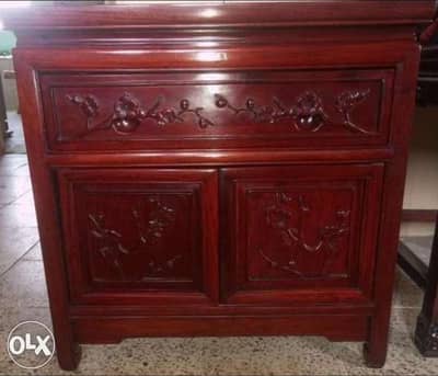 طاوله خشب ورد استيراد من الإمارات Rosewood side table imported from th