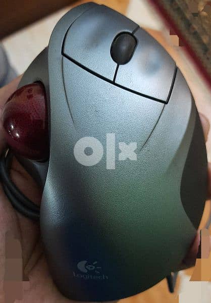 Logitech trackball wired mouse 0