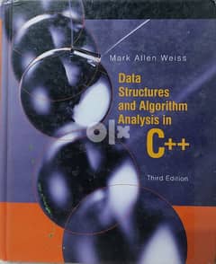 كتاب Data Structure And Algorithm Analysis In C++ السعر حسب الاتفاق