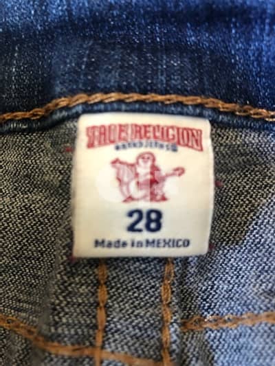 true religion original ladies jeans size 28 used like new low waist