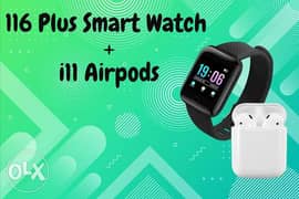 116 Smart Watch + i11 Airpods 0