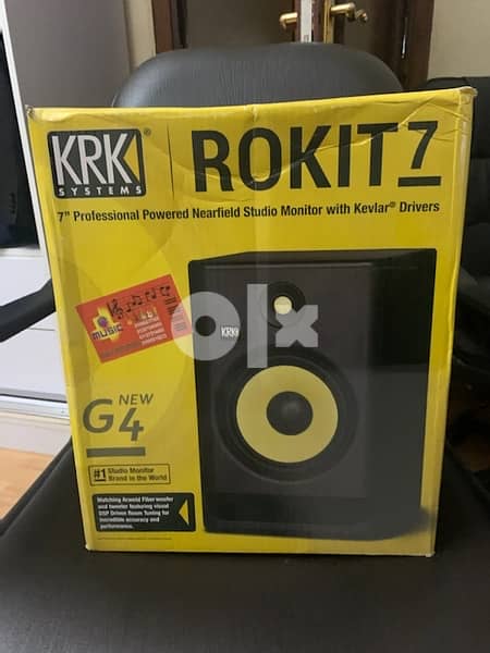 studio  monitors KRK ROKIT 7” 2