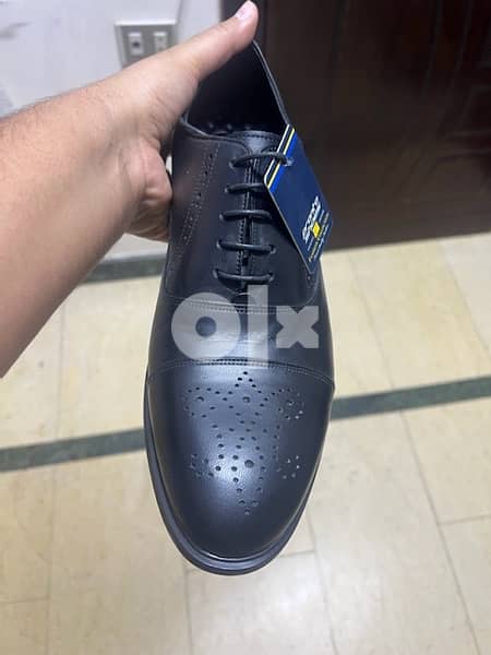 Pronto Shoes size 41 black - New  ‎جزمه جلد برونتو سوداء مقاس ٤١ جديده 6