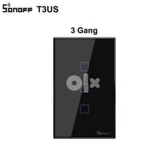 sonoff smart home switch 3 gang TX3 wifi مفتاح ذكي ثلاثي 0
