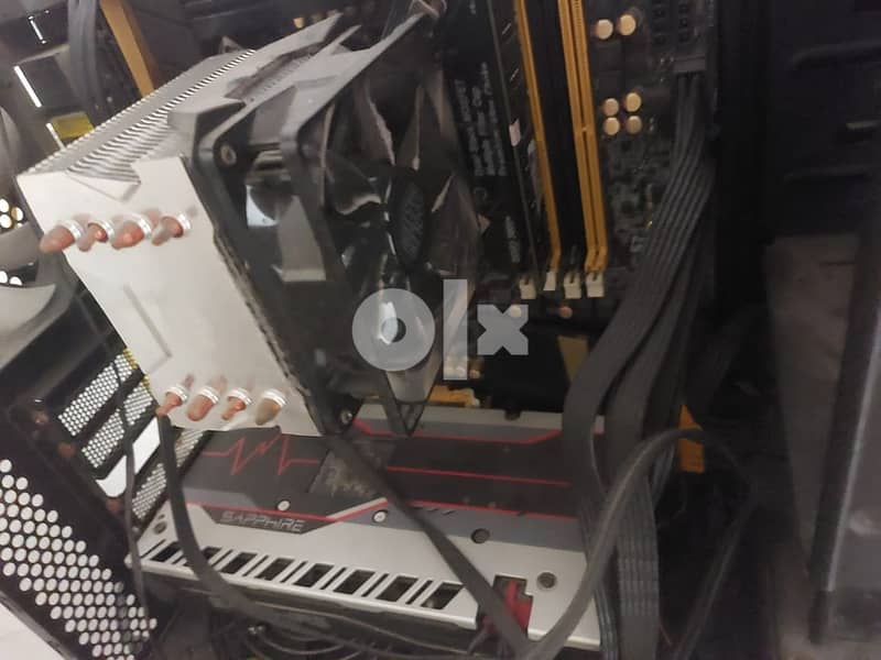 كمبيوتر جيمينج وريندر CPU i7, GPU RX580 8GB, ASRock Mobo, 8GB RAM, SSD 0