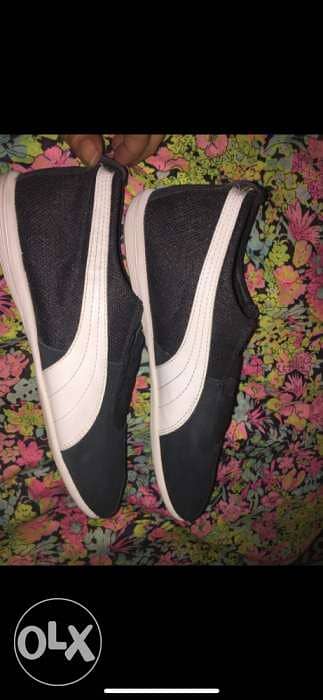 puma black suede sneakers size 37 1