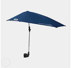 Sport-Brella Versa-Brella SPF 50+ Adjustable Umbrella with Universal C 0