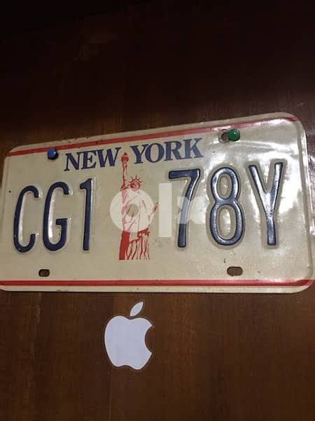 New York License Plate 2