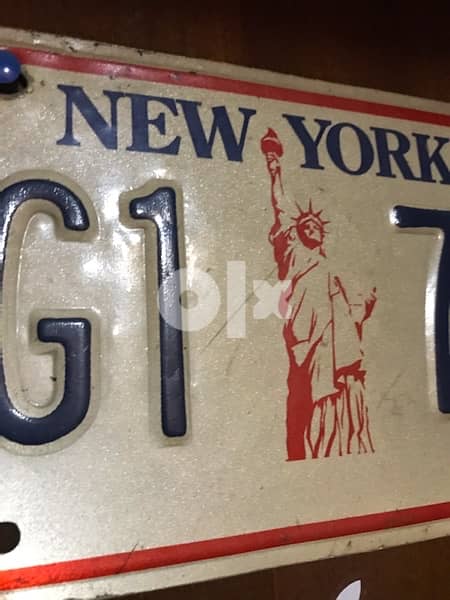 New York License Plate 3