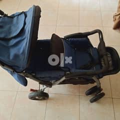 juniors baby stroller  ماركة جونيورز عربية اطفال توام 0