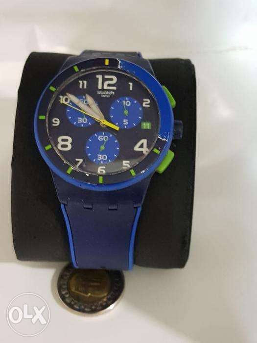 ساعة SWATCH بأستيك ربر 0