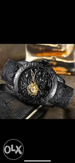 Original MEGALITH Black dragon watch 0