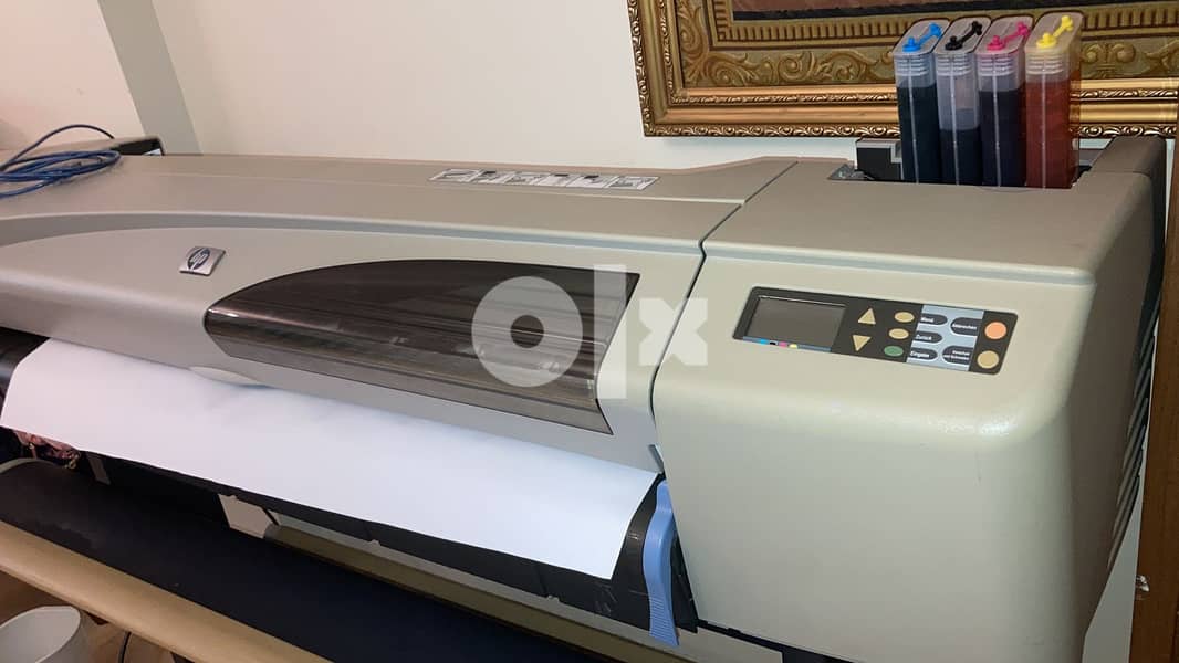 بلوتر HP 500 ألوان بوحدة ملو 0